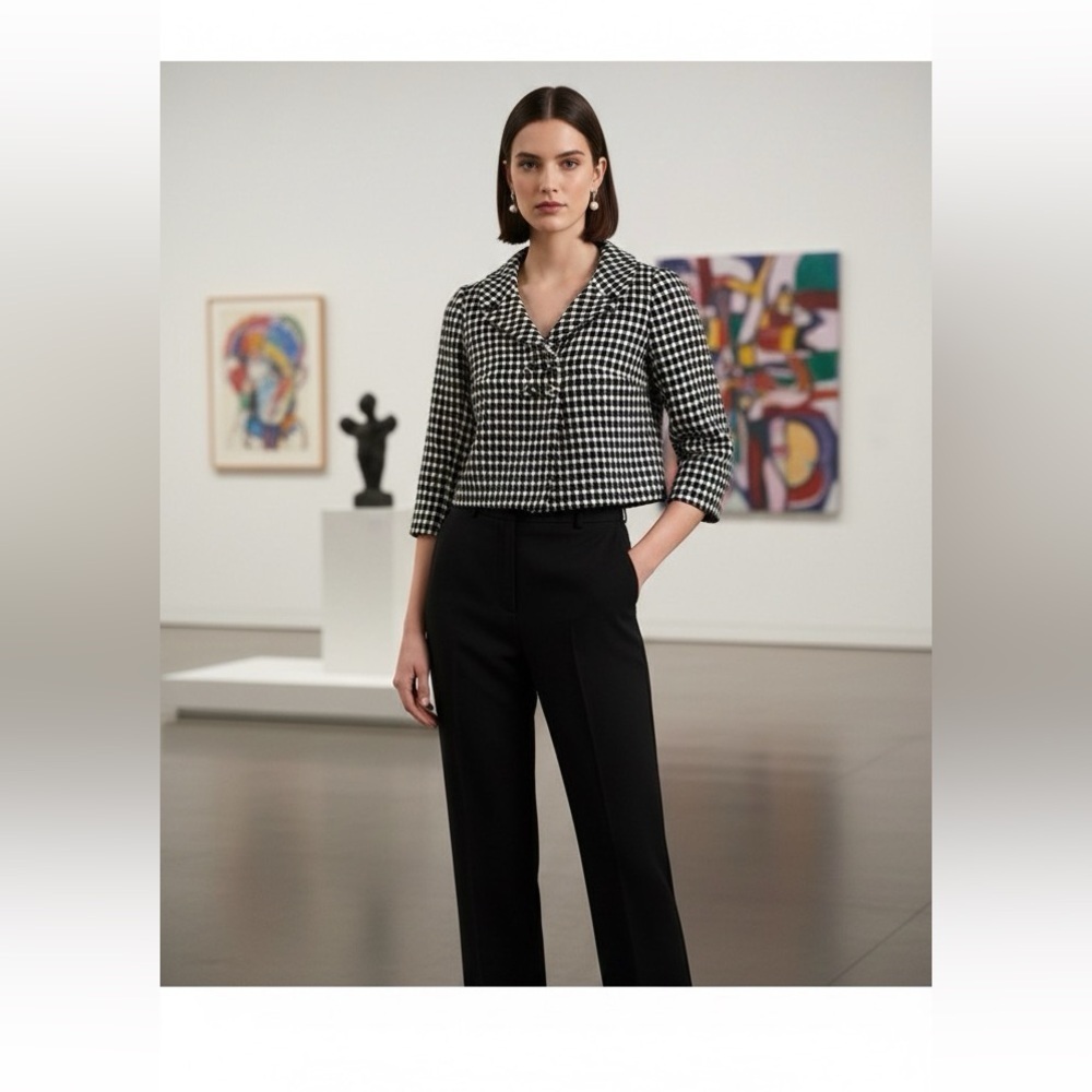 Loft Black and White Women's Jacket Size 2P